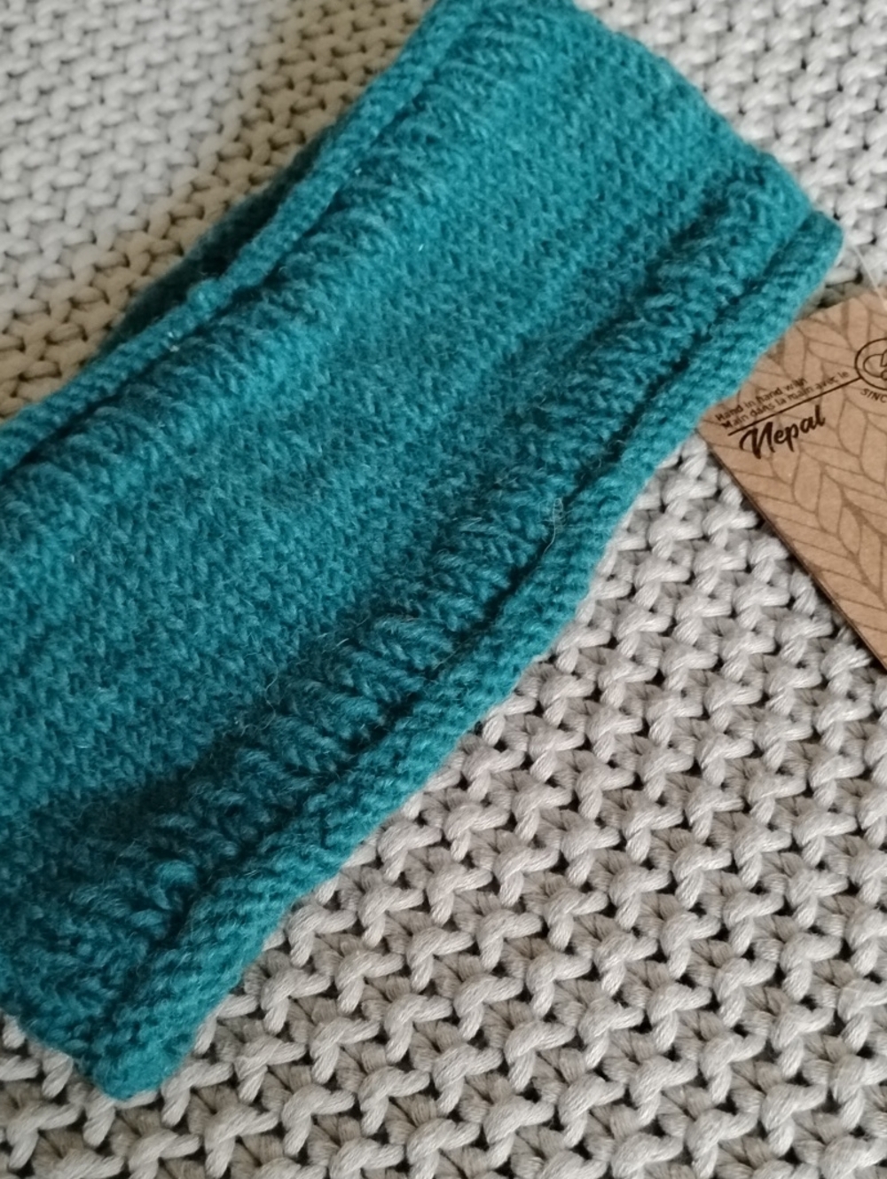 Handcrafted Wool Headband - Picture 3 of 5